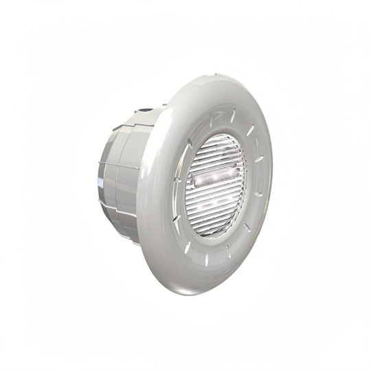 Projecteur complet Diamond Power DESIGN 6 LED Blanc 1500 lumens 19W + 2 enjoliveurs ABS DESIGN blancs (rond +