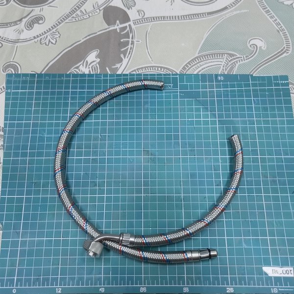 Flexible 1/2" avec coude M-10 m, L 800mm