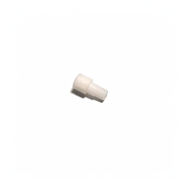 Raccord droit D10-R1/4" PVDF