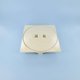 Couvercle rond + cadre carré SK Prestige - SABLE