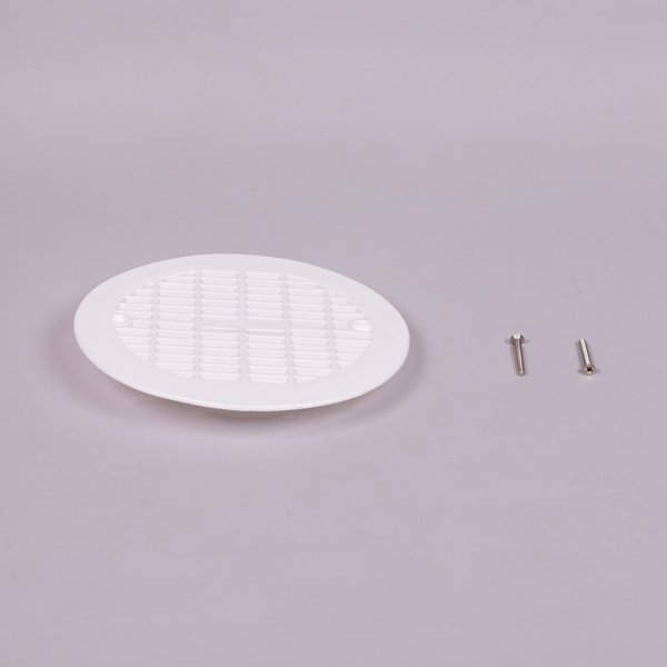 Grille plate BDF NORMA préfabriqué avec vis métriques - BLANC