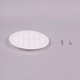 Grille plate BDF NORMA préfabriqué avec vis métriques - BLANC