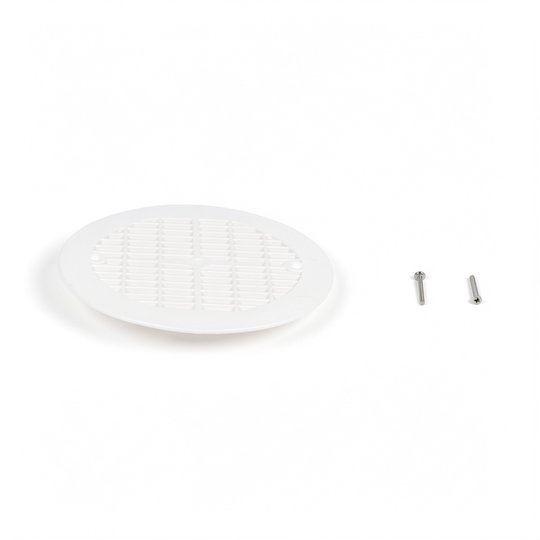 Grille plate BDF NORMA préfabriqué avec vis métriques - BLANC