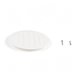 Grille plate BDF NORMA préfabriqué avec vis métriques - BLANC