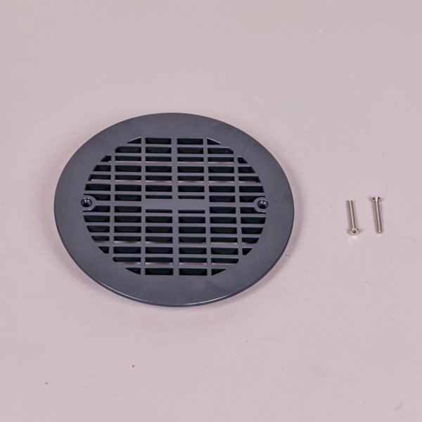 Grille plate BDF NORMA préfabriqué avec vis métriques - ANTHRACITE