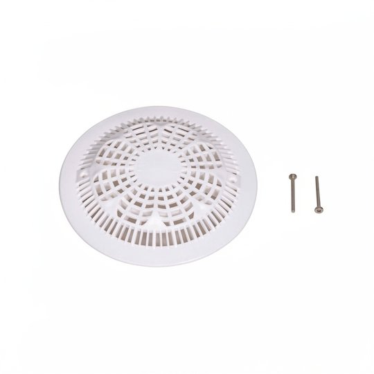 Grille anti-vortex BDF NORMA préfabriqué avec vis métriques - BLANC