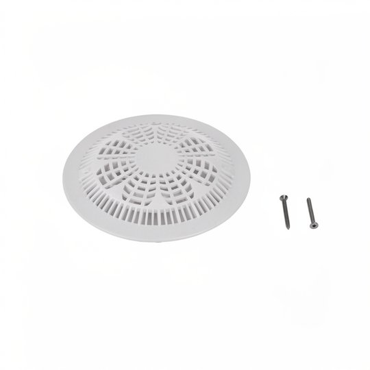 Grille anti-vortex BDF NORMA préfabriqué avec vis Parker - BLANC