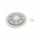 Grille anti-vortex plate BDF NORMA béton + vis - GRIS