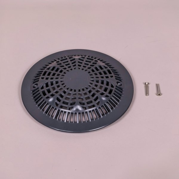 Grille anti-vortex plate BDF NORMA béton + vis - ANTHRACITE