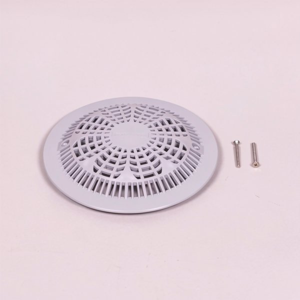 Grille anti-vortex BDF NORMA préfabriqué avec vis métriques - GRIS
