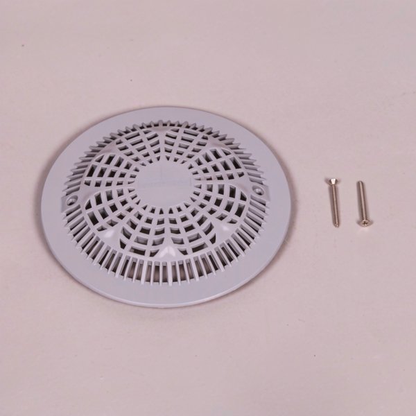 Grille anti-vortex BDF NORMA préfabriqué avec vis Parker - GRIS