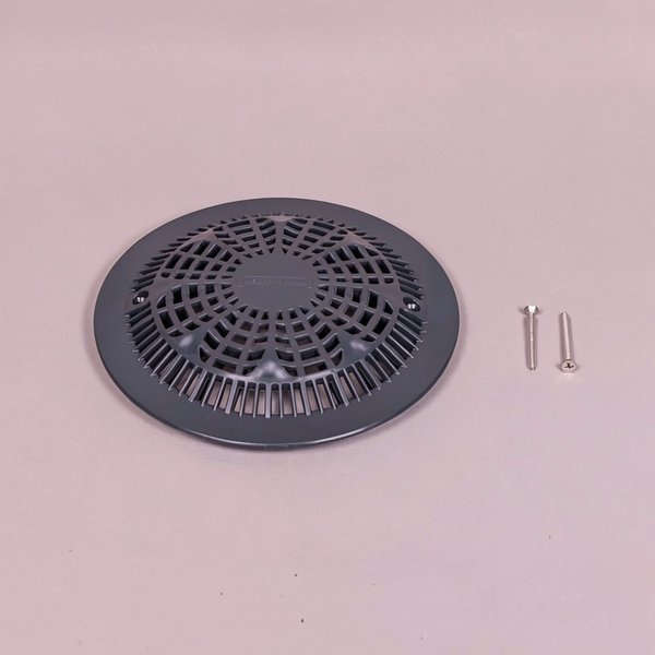 Grille anti-vortex BDF NORMA préfabriqué avec vis Parker - ANTHRACITE