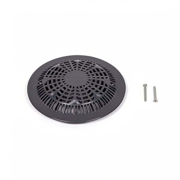 Grille anti-vortex BDF NORMA préfabriqué avec vis Parker - ANTHRACITE
