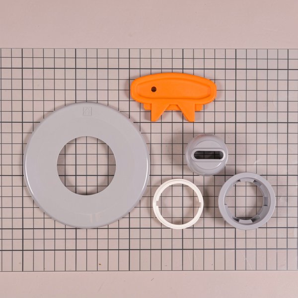 Kit enjoliveur + rotule + siège BOR NORMA - GRIS