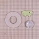 Enjoliveur + bouchon PB 00300 Int, 1"1/2 - GRIS