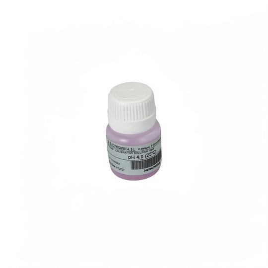 Solution tampon 25 ml pH 4,0 (Rouge) - (TS)