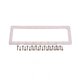 Bride de skimmer UNIK Liner avec vis métriques 6x30 mm