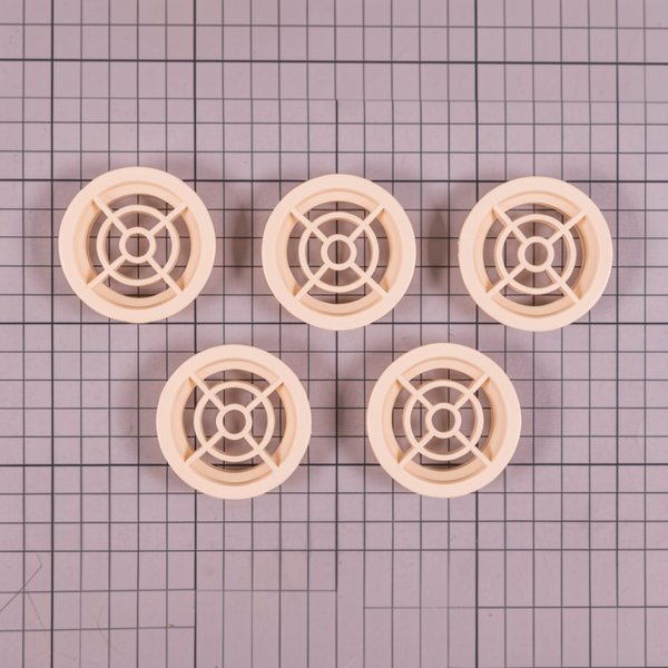 Grilles d'aspiration (x5) pour bouche série 00300 - SABLE