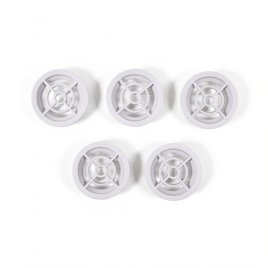 Grilles d'aspiration (x5) pour bouche série 00300 - GRIS