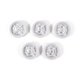 Grilles d'aspiration (x5) pour bouche série 00300 - GRIS