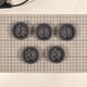 Grilles d'aspiration (x5) pour bouche série 00300 - ANTHRACITE