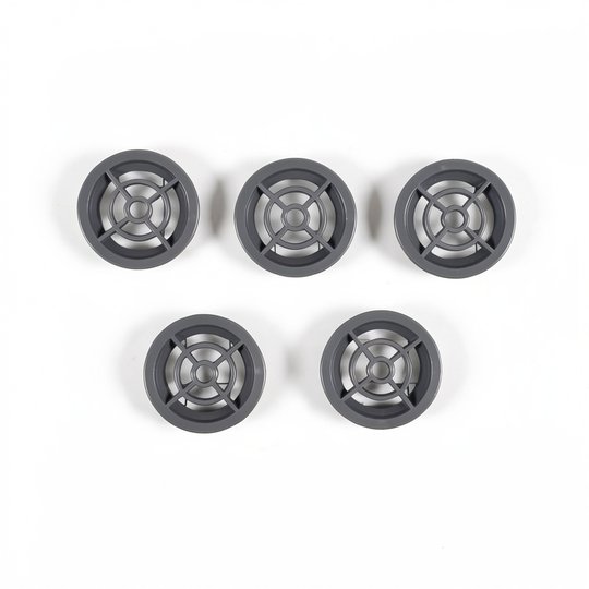 Grilles d'aspiration (x5) pour bouche série 00300 - ANTHRACITE