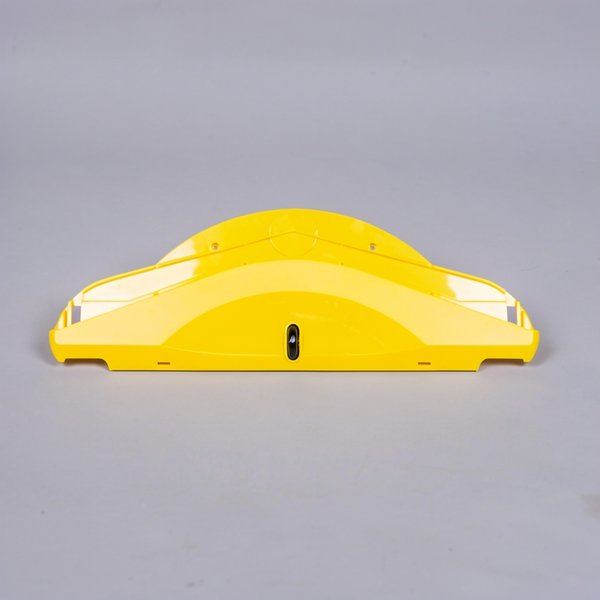Flasque latérale jaune avec roue pour robot Pulit E50