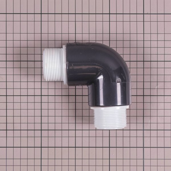 Coude fileté d'aspiration skimmer