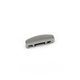 Languette 10 mm droite GRIS medium sans butée