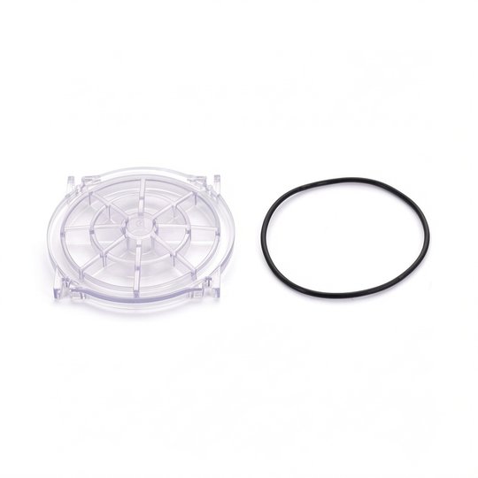 Couvercle transparent de préfiltre + joint PPE Big Discovery