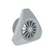 Grille de refoulement Design 1"1/2 - Gris