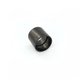 Embout ABS noir Ø75 mm
