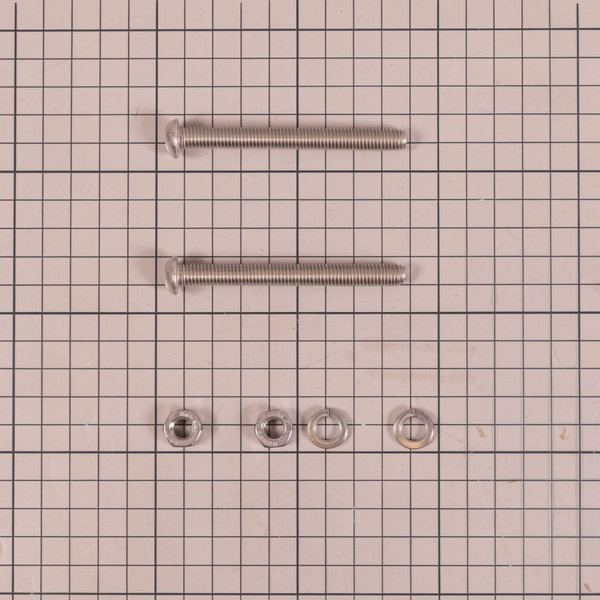 Kit visserie pour marche AISI 304 à rayure