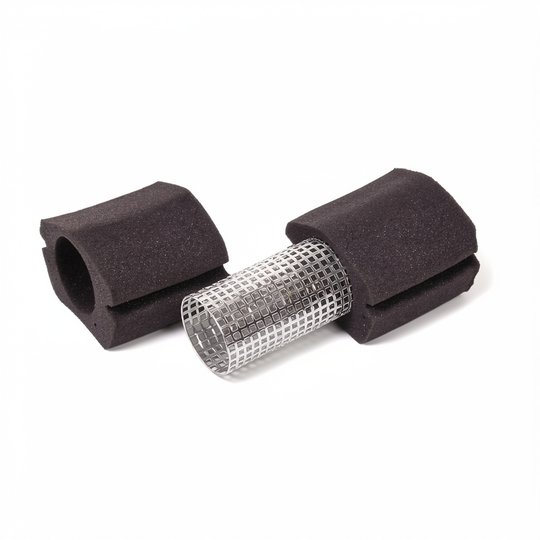 Tube d'atténuation sonore + mousse 2"