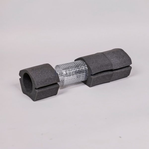 Tube d'atténuation sonore + mousse 5,50 - 7,50kW
