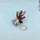 Bouton poussoir Wellness inox Ø 28 mm - 2 LED