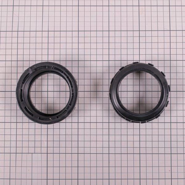 Ecrou de vanne 1"1/2 noir (x2)