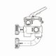 Vanne noire side 1"1/2 Classic Plus avec liaisons entraxe 125 mm (existe en blanc 74999)