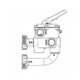Vanne blanche side 1"1/2 Classic Plus avec liaisons entraxe 125 mm (existe en noir 73950)