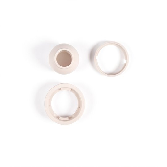 Rotule + écrou + bague