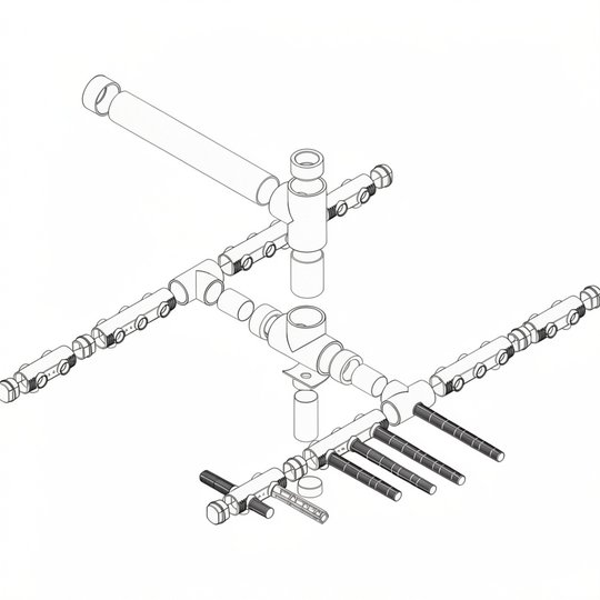 Ensemble collecteur BP 2000-110 + support