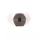 Ecrou 1"1/4 orifice 1/2" quart de tour