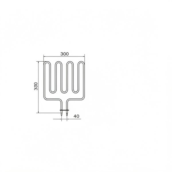 Résistance de poêle KIP60 E - 2000W/230V