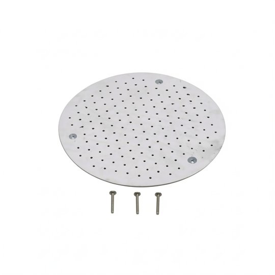 Grille inox Ø300mm + vis de maintien
