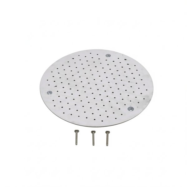 Grille inox Ø300mm + vis de maintien