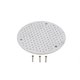 Grille inox Ø300mm + vis de maintien
