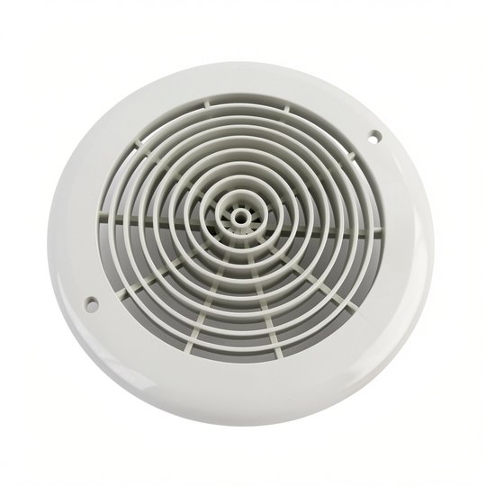 Grille ABS de bonde de fond ronde Ø258 mm + vis (x2)