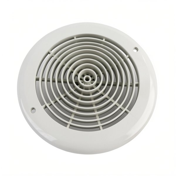 Grille ABS de bonde de fond ronde Ø258 mm + vis (x2)
