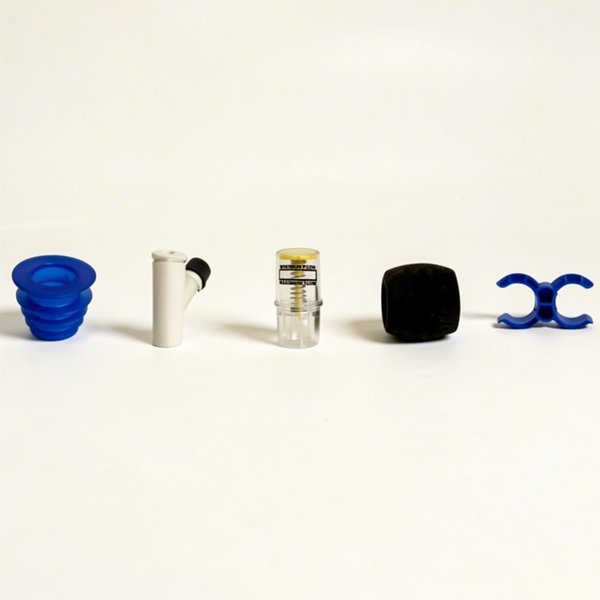 Kit d'accessoires (collier de serrage + vanne de réglage + régulateur de pression + flotteur + adaptateur coni