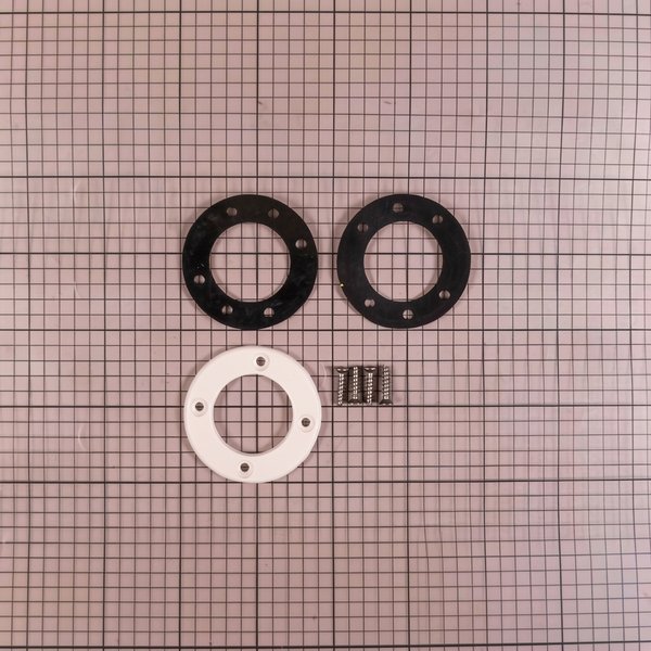Bride + joints + vis Easy-line - BLANC